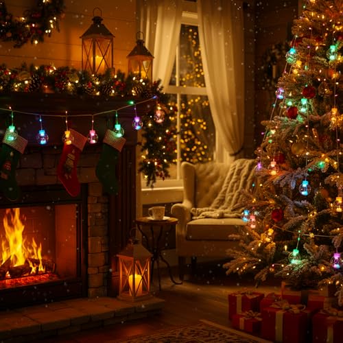 Image of Gigawatts Fairy Curtain String Light with Ball Shape Orbs 138 LEDs 2.5m Indoor & Outdoor Decoration Lights for Home Diwali Christmas Wedding and Party (Pack of 1, Multicolour)
