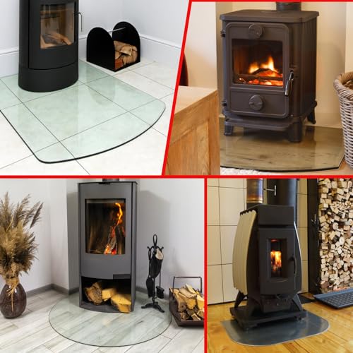 4-WAY Fach Silikon Dichtlippe Schmutzlippe für Kaminplatte Glasboden, Ofenbrett, Boden, Kaminplatte, Länge Flache Form (6M)