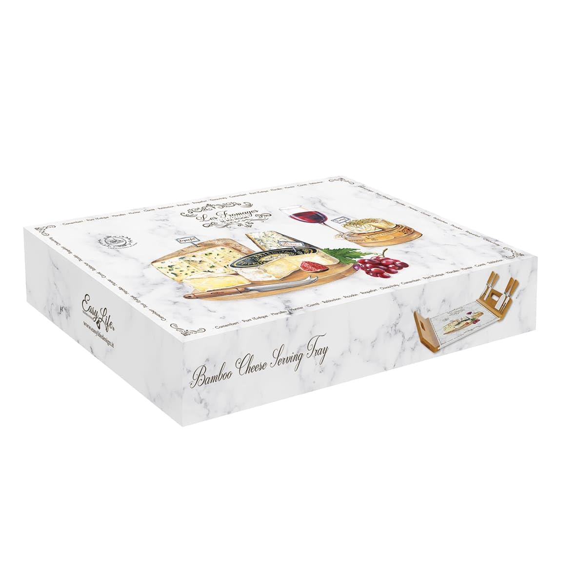 Easylife - Plateau Fromage RECTANGULAIRE Les FROMAGES DE NOS Regions