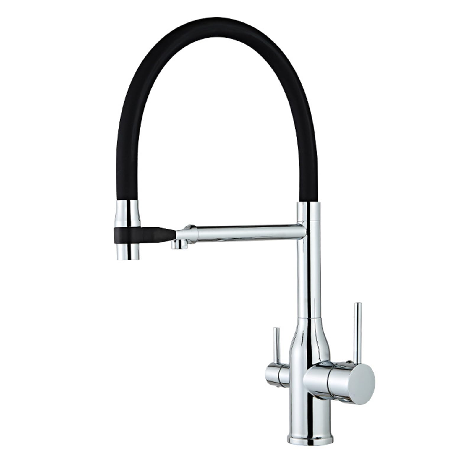 Robinet de cuisine 3 voies pivotant 360 pour simplifier l'accès à l'eau potable filtrée