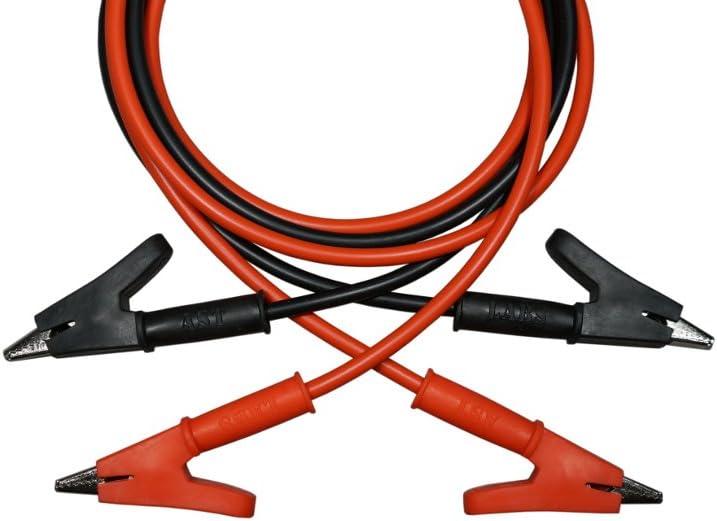 AST Labs Test Lead SILICONE Alligator Clip Heavy Duty to Alligator Clip Heavy Duty (10 ft)