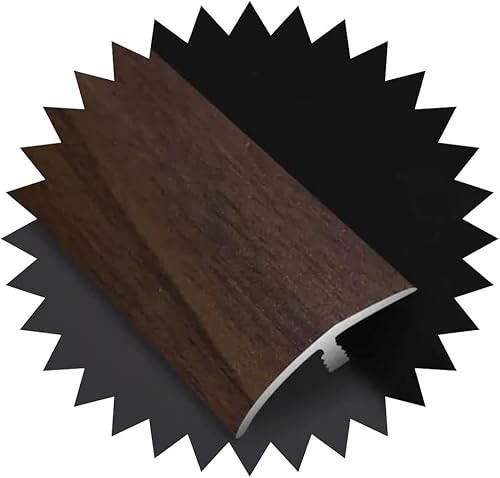 Miniatura 10 de TOCTUS OUKEJNM - Tira de umbral de piso de 3 pies, reductor de borde superpuesto, tira de transición de piso, protector de borde biselado, cubierta