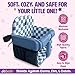JoSeat Shopping Cart Seat Cover for Baby, High Chair & Grocery Seat Protector, Padded Chair Covers for Restaurant Seats, Unisex Machine Washable Grocery Cart Liner & Swing Insert – Blue Checkered