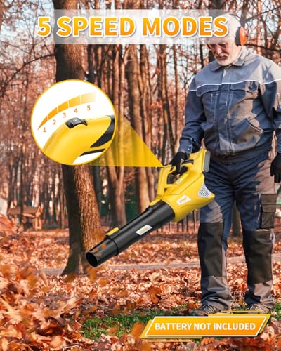 Vervewave Cordless Leaf Blower For Dewalt 20V Max Battery thumb #4