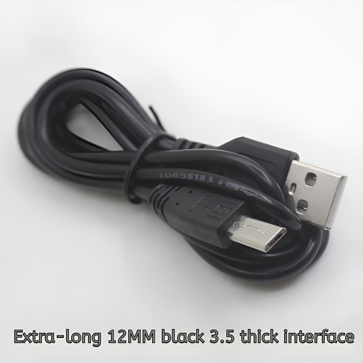 Cable micro USB de punta larga de 3 pies, 6 mm, 8 mm, 12 mm, compatible con Blackview BV4000 BV4900 BV5500 Pro/Plus BV5800 BV6000s/Oukitel WP12 WP8 Pro, WP6/Doogee/Ulefone Armor X7 Pro X6 teléfonos