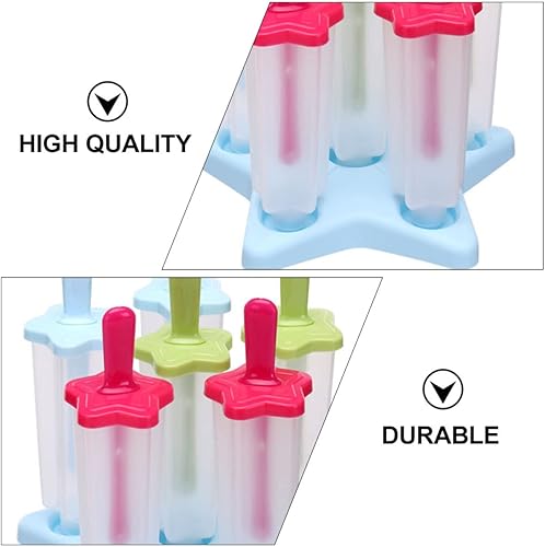 Miniatura 9 de Cabilock Molde de helado para helados, suministros de bricolaje, molde para palitos de hielo, molde para hacer paletas de hielo, molde casero para