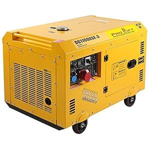 Pro-Lift-Montagetechnik Silent DG11000SE3J 02459 Diesel Power Generator 10 kVA 230 V 400 V 8 kW noodgenerator 8000 W