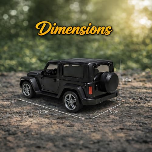 Image of Pringo Fortuner Toy Car for Kids | 1:36 Scale Diecast Pull Back Metal SUV Car | Openable Doors, Boot, Light & Sound Fortuner Toy Car for 3+ Year Boys | Gift Toy for Kids (Thar Black)