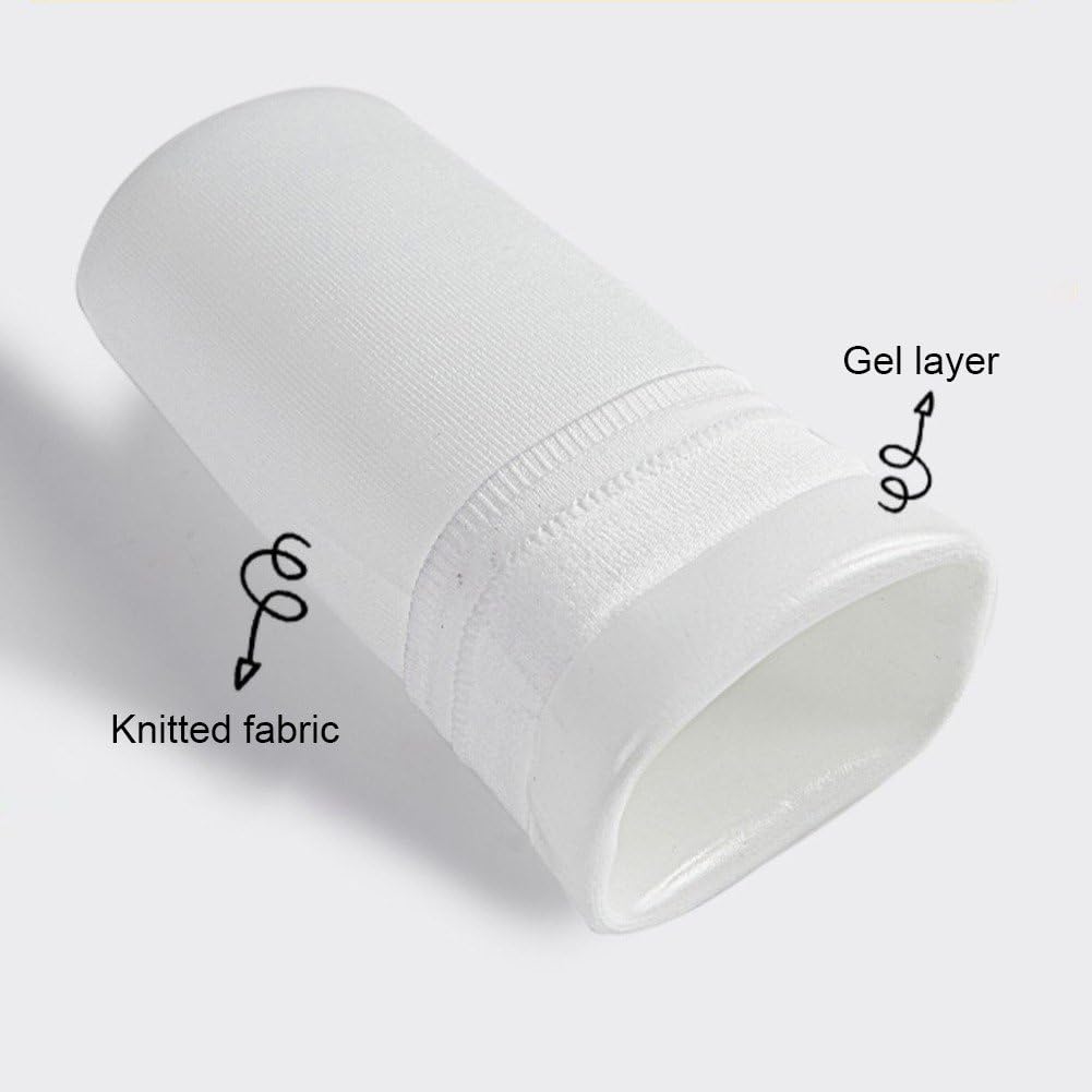 Chaussettes De Protection en Silicone Épais pour Prothèses, Chaussettes Élastiques pour Amputés, Manchon Souple De Protection du Moignon pour Le Confort Protection des Membres.