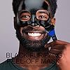SHILLS-Charcoal-Mask-for-Men-Purifying-Peel-Off-Mask-Black-Mask-Peel-Off-Black-Mask-Deep-Clean-Pore-Blackhead-Remover-1-Bottle-169-fl-oz-and-a-Brush-Set SHILLS Charcoal Mask for Men, Purifying Peel Off Mask, Face Mask Peel Off, Face Mask Deep Clean Pore, Blackhead Remover, 1 Bottle (1.69 fl. oz) and a Brush Set