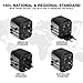 iBlockCube® Worldwide Travel Plug Adapter with 2 USB 2.4A Charging Ports, International...