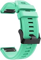 Vista 8 de REYDA Correa de silicona compatible con Garmin Forerunner 965/955/945/935, 0.866 pulgadas, ajuste rápido, correa de silicona de repuesto para Garmin