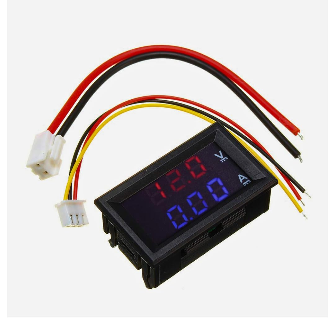 Blackt Electrotech BT71PLD : Dual LED Mini Digital Voltmeter Ameter 0.56 inch Display DC 100V 10Amp Panel Tester Blue Red Dual LED Display (B0D9YP5QB3) Amazon Price History, Amazon Price Tracker