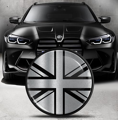 Image of Biomar Labs 82mm Car Bonnet Badge Compatible with BMW 51148132375 - Replacement BMW Badge Emblem for Bonnet or Boot EO (EO 22)