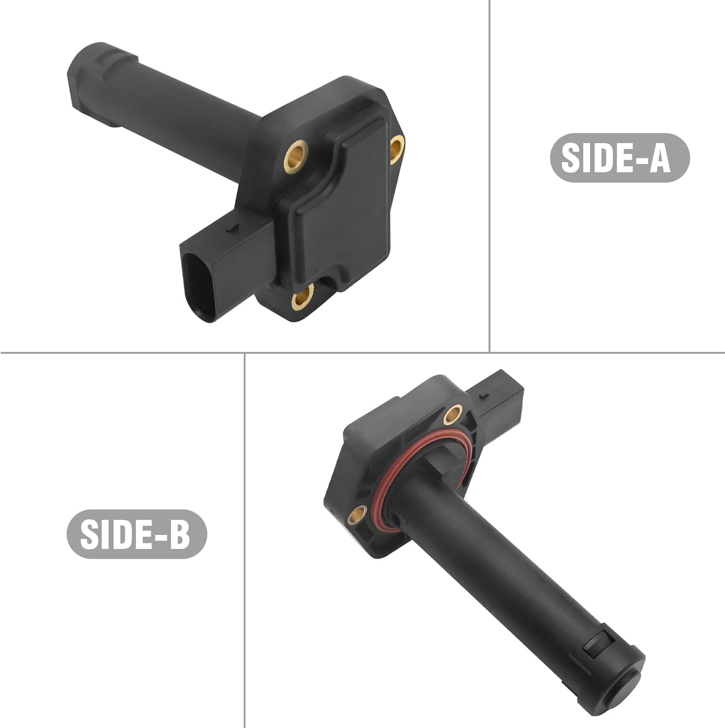 Oil Level Sensor Replacement for BMW 1er E81 E88 E82 3er E90 E92 E93 5er E60 E61 F07 F10 F11 6er E63 F12 F12 F13 Replaces 12617567723 12617607910