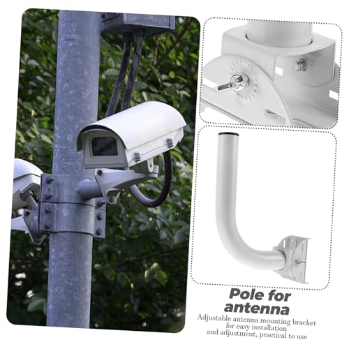 Support mât antenne réglable en acier inoxydable pour montage extérieur stable - 7