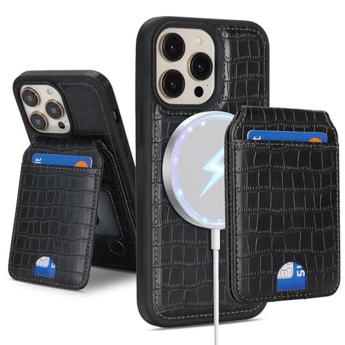 Ｈａｖａｙａ Leather Wallet Case for iPhone 13 Pro Max - Jet Black