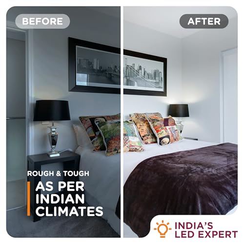 Image of GOURAV 9W LED Bulb Cool White B22 Base Pack of 1| Extra Bright | Glare-Free | 270 Beam | Flicker-Free | Instant Light | Retrofit | 1-Year Warranty | Energy Efficient