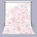 FUERMOR Blooming Roses Floral Wall Photography Backdrop Art Studio 5x7ft Pink Flowers Photo Background A201
