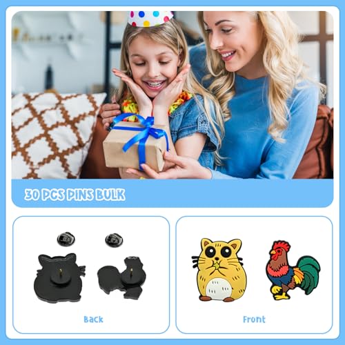 Image of Cute Pins Bulk,Funny Backpack Pin Lapel Badge Pins Set for Jackets,Hats,Backpack