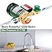 POWERENG Home Water Pressure Booster Pump,110V 120W 396GPH 21.7PSI Household Automatic Home Water Booster Pump with Water Flow Switch
