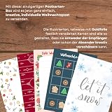 Die kreative Postkartenbox: Weihnachten: 60 Postkarten zum Ausmalen, Ausschneiden und Individualisieren. Hochwertige Kartonschachtel, 60 Karten mit Motivdruck.