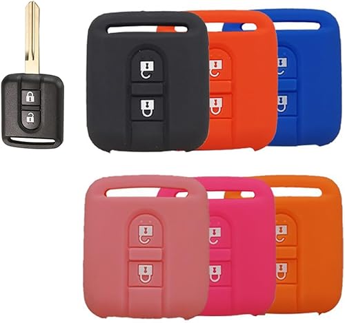 Miniatura 2 de Funda de silicona para llavero sin llave para Nissan Micra DayZ Hyper Punk Note IMk Sentra NISMO Altima Skyline Juke (negro)