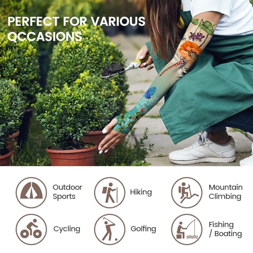 Gardening Sleeves for Women Farm Sun Protection Thorn Proof Cooling Arm Sleeves to Cover Arms for Garden Sports4