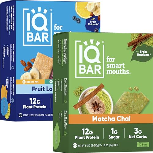 Barritas IQBAR Clean Plant Protein - 12 unidades miniatura 1