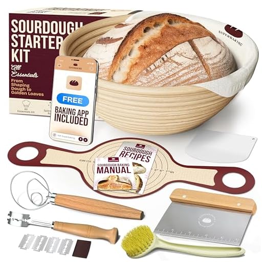 Superbaking Complete Banneton Sourdough Proofing Kit