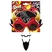 WIDMANN vd-wdm14398 Devil Glasses With Moustache And Goatee Beard, One Size