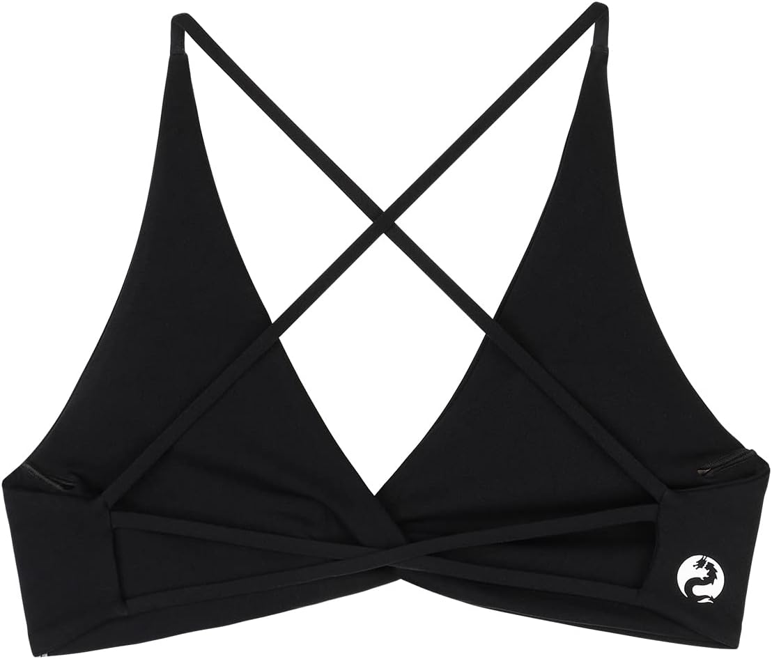 AUROLA Venus Women Sports Bras Backless Strappy Workout Bra, Low Support Removable Padded Gym Bras - Image 2