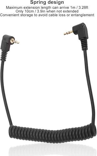 Miniatura 5 de Cable de conexión de liberación de obturador remoto de cámara F2 de 0.098 in, cable macho a macho de 3.3 pies de 0.098 in, para GFX para X PRO para