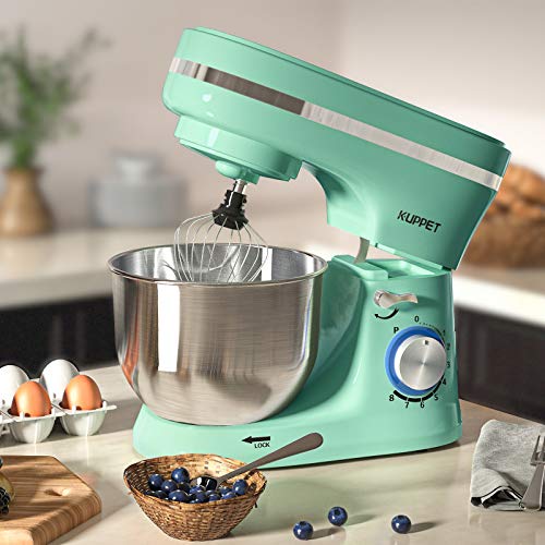 image for KUPPET Stand Mixer, 8-Speed Tilt-Head Electric Food Stand Mixer with D