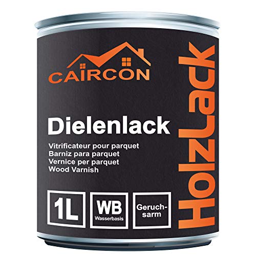 Parkettlack Holzlack Treppenlack Dielenlack Fußbodenlack Klarlack Matt - 1L Cover