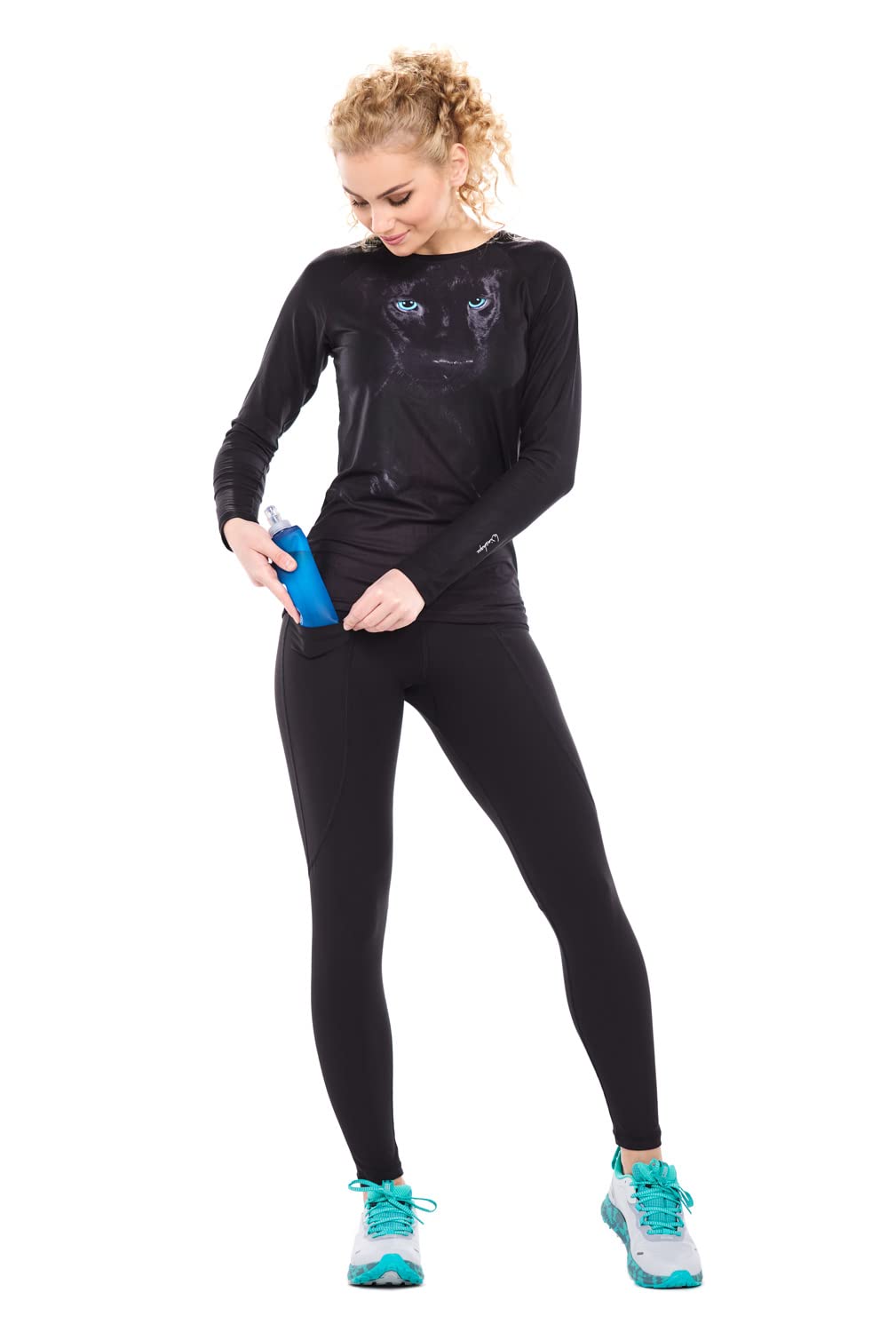 WINSHAPE Winshape Damskie Legginsy Funkcyjne Comfort Hwl115c "High Waist" Z Trzema Praktycznymi Kieszeniami - legginsy Kobiety