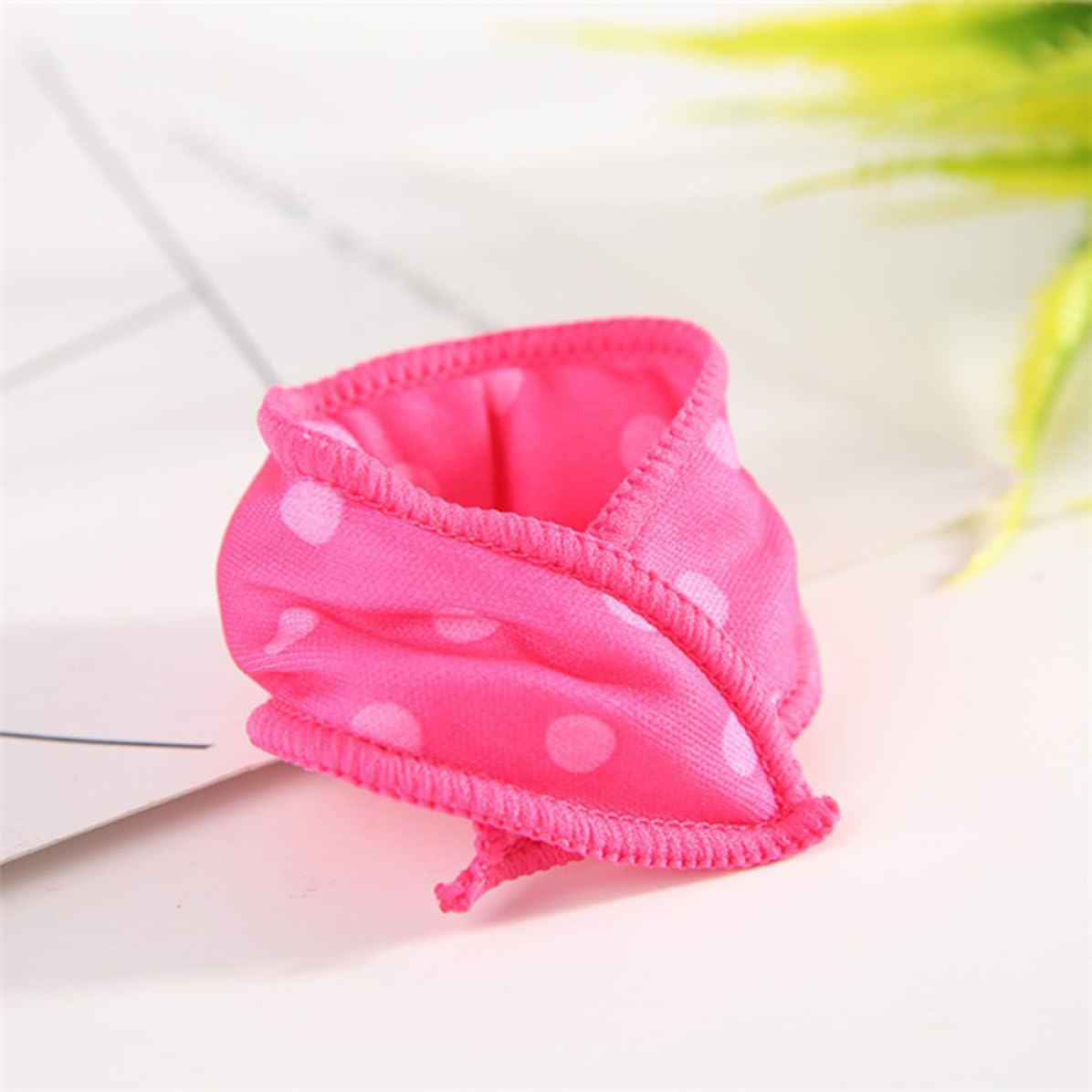 30 Stück Schwamm Lockenwickler mit Wellenpunkt Leichte Polyester Haarwickler zum Haare Locken über Nacht ohne Hitze Flexible Selbstgemacht Haarstyling Werkzeuge