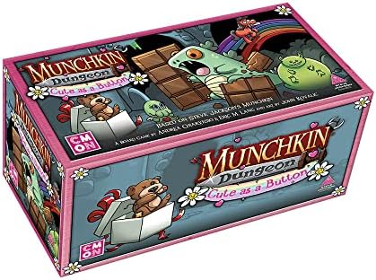 CMON Munchkin Dungeon Cute As A Button Expansion Pack, Fun-Filled Adventures and Epic Loot, Strategic Gameplay for 2-5 Players, Ages 14+, Average Playtime 80 Minutes, Made image 2