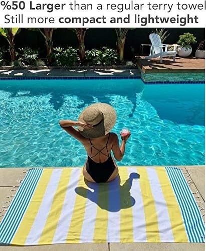 Havluland BEG-1 Beach Towels 6 Pack, Turkish Beach Towel Oversized thumb #7