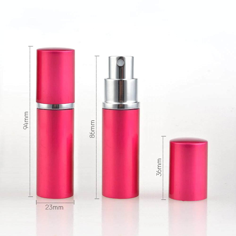 Porta Profumo da Viaggio Boccette Profumi Vuoti Ricaricabilebottiglia di Parfum Vuota del Parfum della Bottiglia del Mini del Profumo di 6Ml Riutilizzabile-8 Pezzi_10Ml Gold Gold.