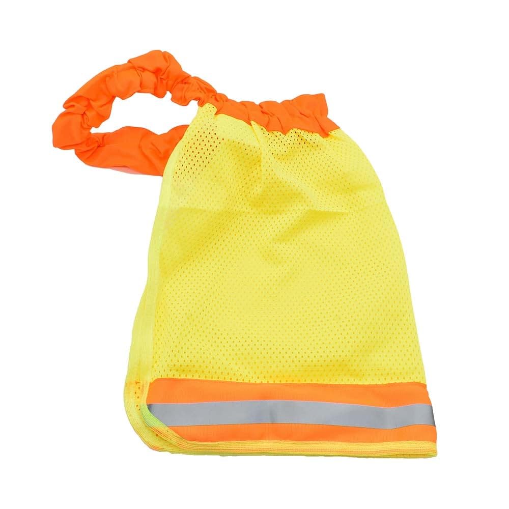 Interstate Safety 40412 Neck Shield/Shade - High Visibility LIME Color with Reflective Tape