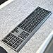 Macally Wireless Bluetooth Keyboard for Mac - Compatible Apple Keyboard or MacBook Pro/Air, iMac - Multi-Device, Up to 3 Devices with 110 Keys, 20 Shortcuts, Numeric Keypad, and Rechargeable