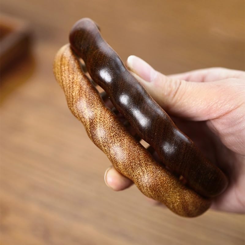 Wood Comb Cloud Shaped Wide Toothed for Massaging Theead Made of Solid