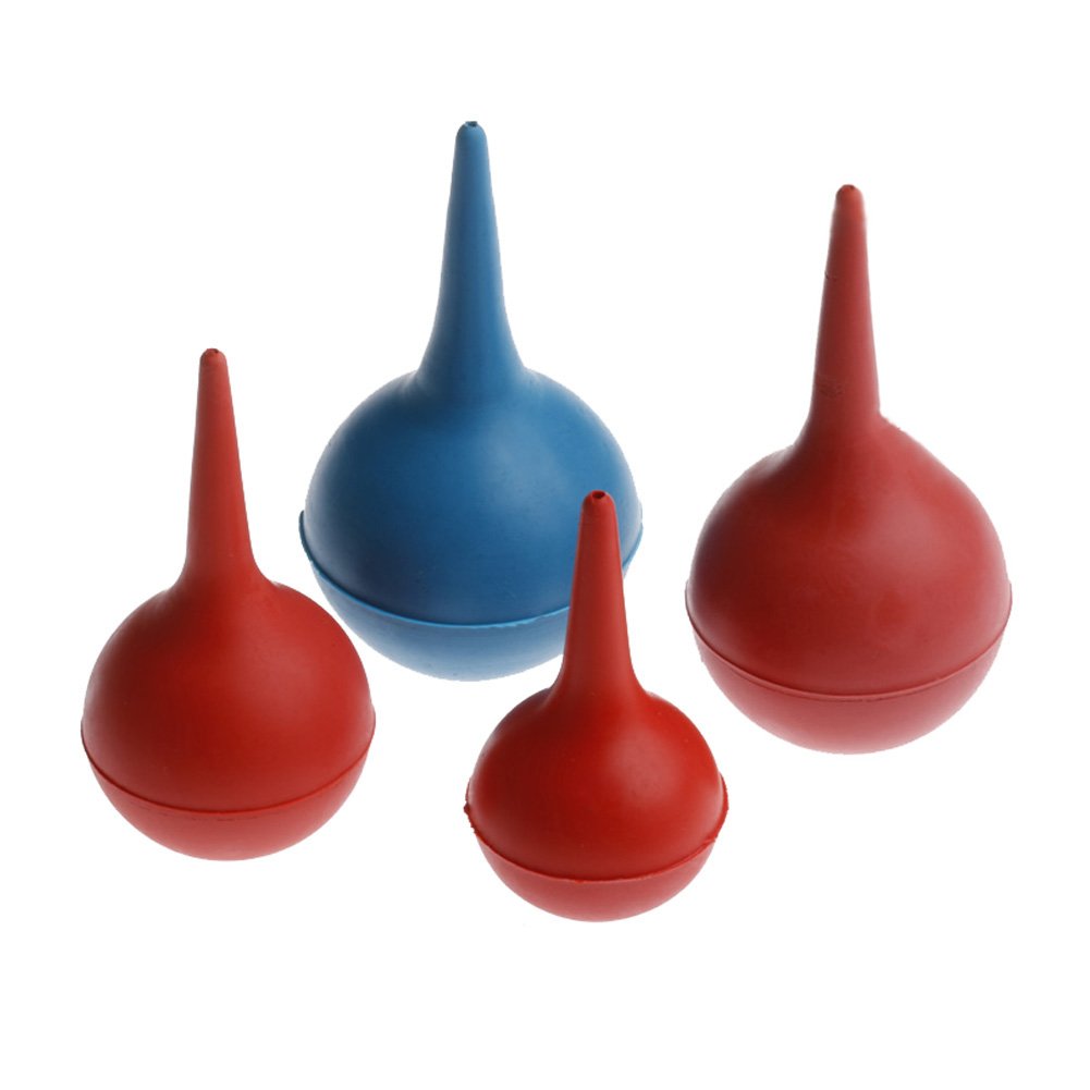 30/60/90/120 ML Outil de Laboratoire Aspiration en Caoutchouc Seringue de Lavage des Oreilles Ampoule à Presser Silicone