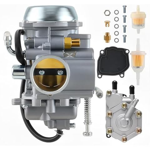 MOTOALL Carburetor and Fuel Pump Kit for Polaris Sportsman 400 500 700 300 335 600 Magnum 325 Trail Blazer 330 2520227 Cover