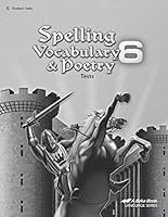 Spelling, Vocabulary, and Poetry 6 Tests 0157325016 Book Cover