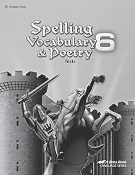 Paperback Spelling, Vocabulary, and Poetry 6 Tests (157325) Book