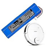 14.4V 3400mAh / 48.96Wh Replacement Battery for Ecovacs Deebot Ozmo 900, Deebot Ozmo 901, Deebot Ozmo 905, Deebot Ozmo 920, Deebot Ozmo 930, Deebot Ozmo 937, DG36, DG3G, Part No.S01-LI-148-2600