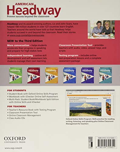 American Headway 1 - Student Book With Online Skills - 03Edition: With Oxford Online Skills Practice