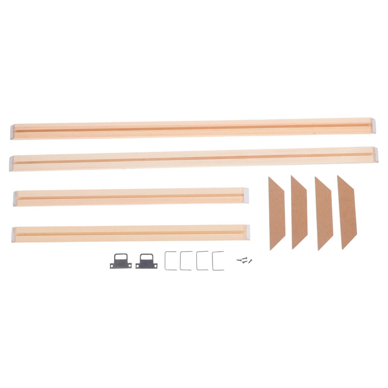 Kit de cadre photo détachable en bois massif pour toile d'art et poster